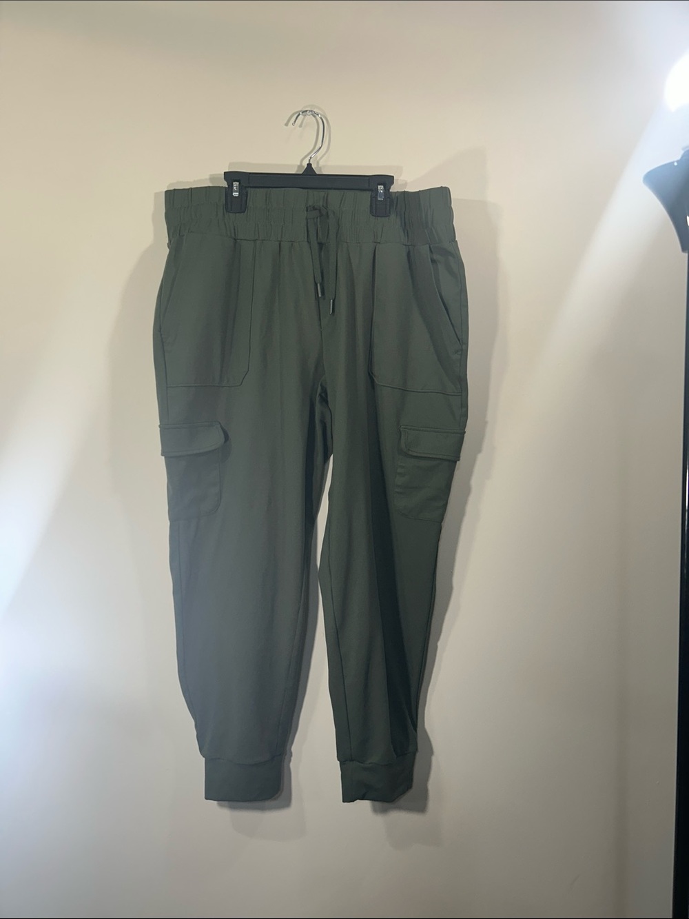 Men's Olive Green Utility Jogger Pants